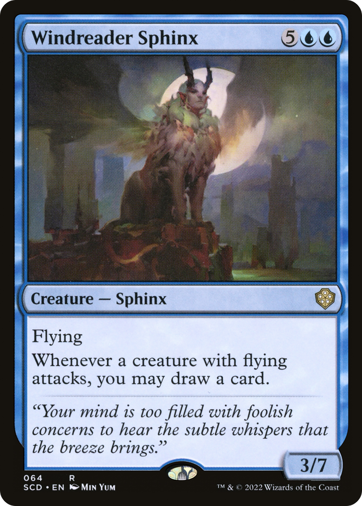 Windreader Sphinx [Starter Commander Decks] | Jomio and Rueliete's Cards and Comics