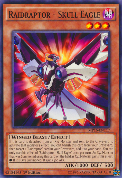 Raidraptor - Skull Eagle [MP16-EN117] Common | Jomio and Rueliete's Cards and Comics