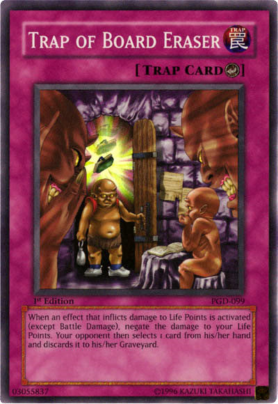 Trap of Board Eraser [PGD-099] Super Rare | Jomio and Rueliete's Cards and Comics