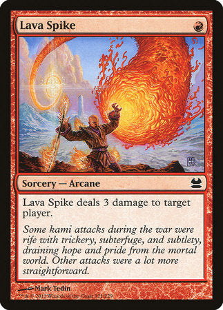 Lava Spike [Modern Masters] | Jomio and Rueliete's Cards and Comics