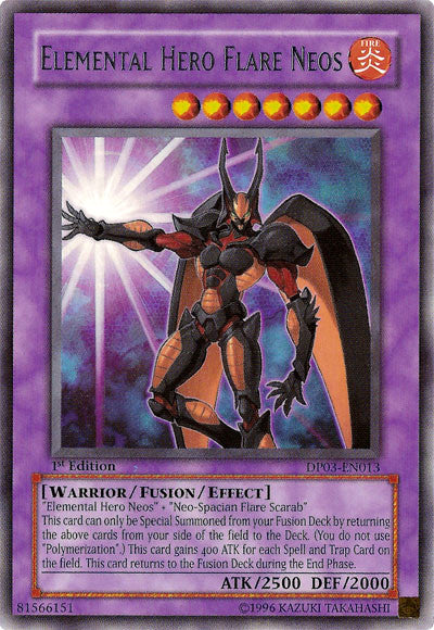 Elemental Hero Flare Neos [DP03-EN013] Rare | Jomio and Rueliete's Cards and Comics