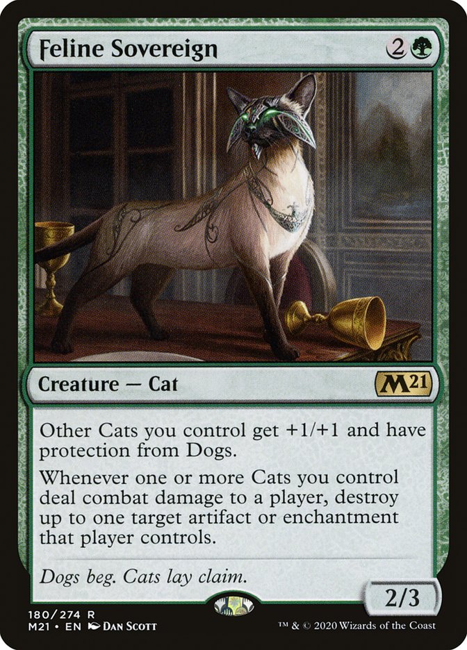 Feline Sovereign [Core Set 2021] | Jomio and Rueliete's Cards and Comics