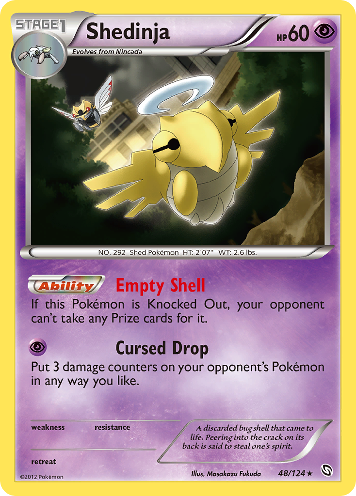 Shedinja (48/124) [Black & White: Dragons Exalted] | Jomio and Rueliete's Cards and Comics