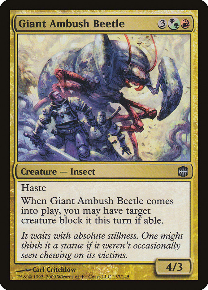 Giant Ambush Beetle [Alara Reborn] | Jomio and Rueliete's Cards and Comics