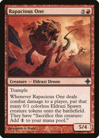 Rapacious One [Rise of the Eldrazi] | Jomio and Rueliete's Cards and Comics