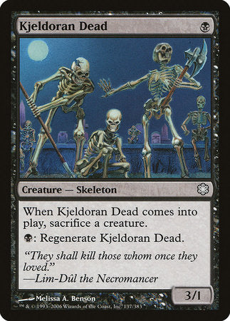 Kjeldoran Dead [Coldsnap Theme Decks] | Jomio and Rueliete's Cards and Comics