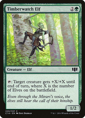 Timberwatch Elf [Commander 2014] | Jomio and Rueliete's Cards and Comics