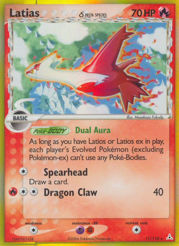 Latias (11/110) (Delta Species) [EX: Holon Phantoms] | Jomio and Rueliete's Cards and Comics