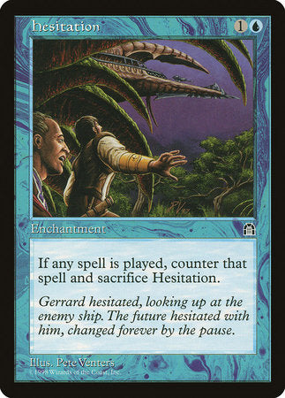 Hesitation [Stronghold] | Jomio and Rueliete's Cards and Comics