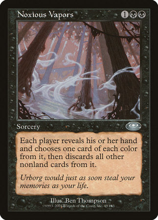 Noxious Vapors [Planeshift] | Jomio and Rueliete's Cards and Comics