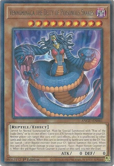 Vennominaga the Deity of Poisonous Snakes (Rare) [ANGU-EN041] Rare | Jomio and Rueliete's Cards and Comics
