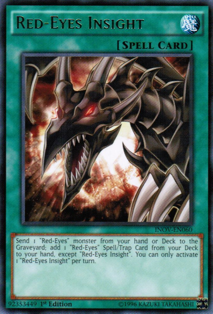 Red-Eyes Insight [INOV-EN060] Rare | Jomio and Rueliete's Cards and Comics