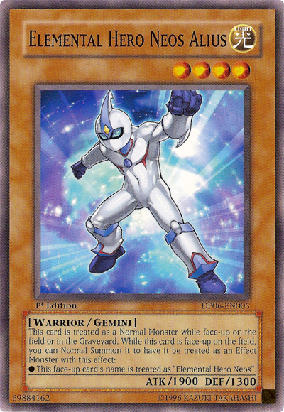 Elemental Hero Neos Alius [DP06-EN005] Common | Jomio and Rueliete's Cards and Comics
