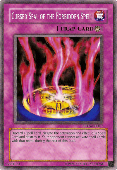 Cursed Seal of the Forbidden Spell [CP05-EN019] Common | Jomio and Rueliete's Cards and Comics