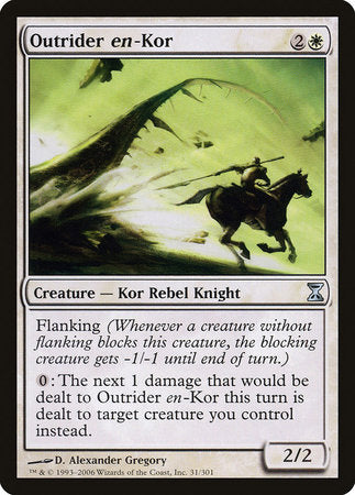 Outrider en-Kor [Time Spiral] | Jomio and Rueliete's Cards and Comics