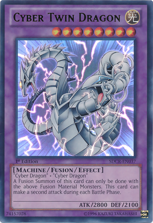 Cyber Twin Dragon [SDCR-EN037] Ultra Rare | Jomio and Rueliete's Cards and Comics