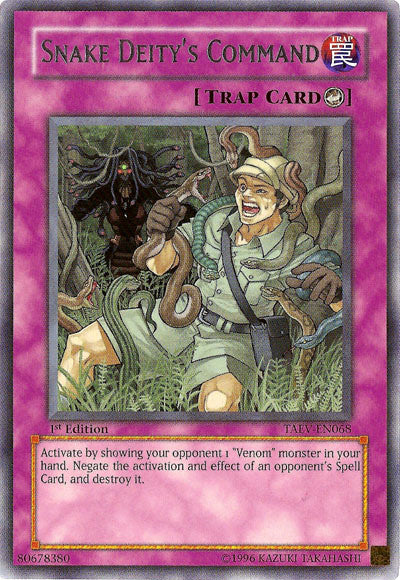 Snake Deity's Command [TAEV-EN068] Rare | Jomio and Rueliete's Cards and Comics