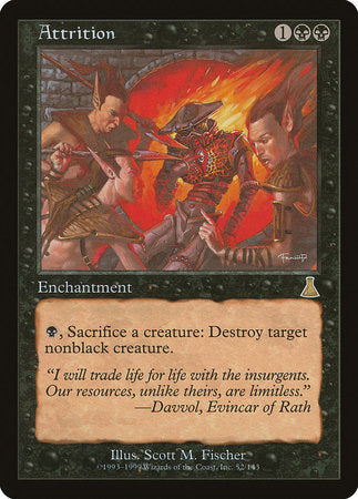 Attrition [Urza's Destiny] | Jomio and Rueliete's Cards and Comics