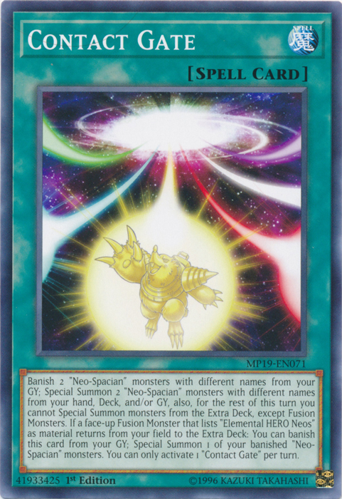 Contact Gate [MP19-EN071] Common | Jomio and Rueliete's Cards and Comics