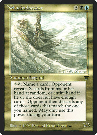 Nebuchadnezzar [Legends] | Jomio and Rueliete's Cards and Comics