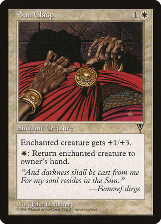 Sun Clasp [Visions] | Jomio and Rueliete's Cards and Comics