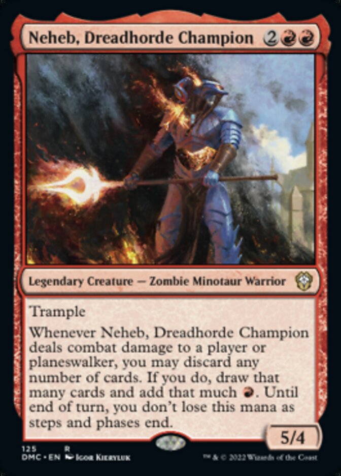 Neheb, Dreadhorde Champion [Dominaria United Commander] | Jomio and Rueliete's Cards and Comics