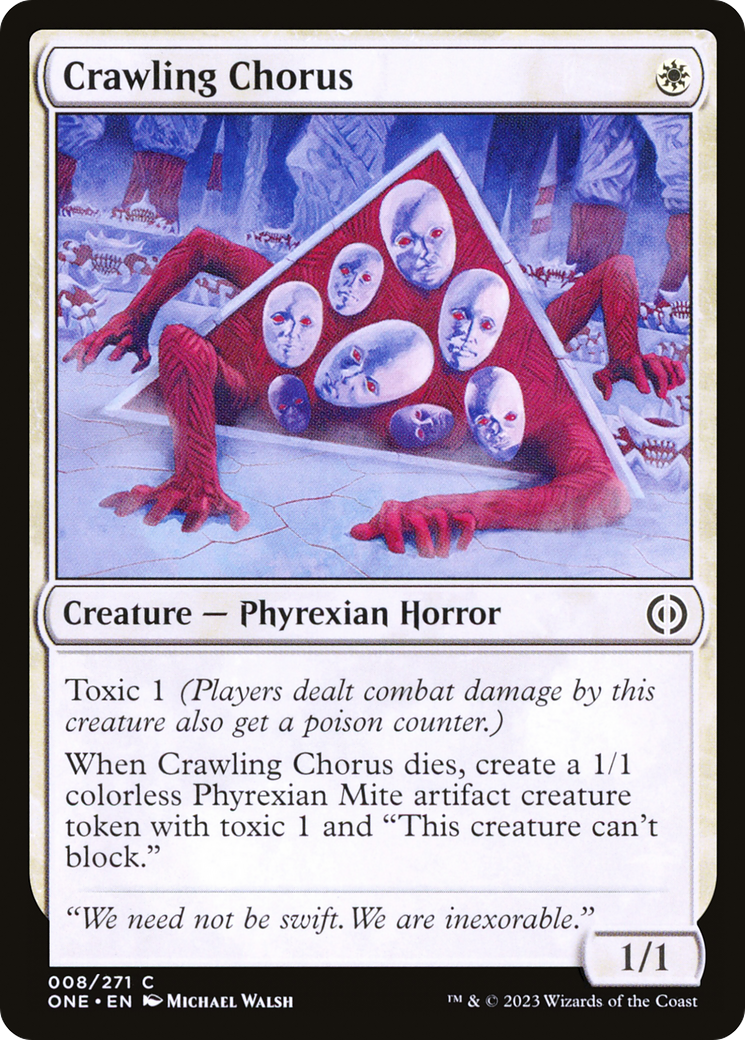 Crawling Chorus [Phyrexia: All Will Be One] | Jomio and Rueliete's Cards and Comics