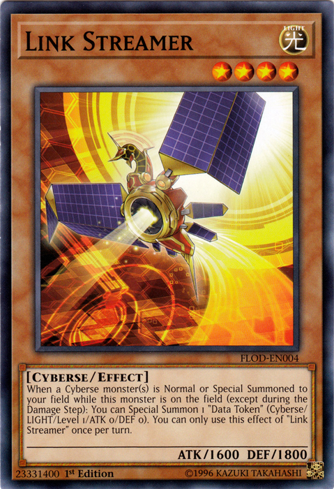 Link Streamer [FLOD-EN004] Common | Jomio and Rueliete's Cards and Comics