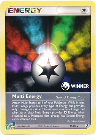 Multi Energy (93/100) (Winner League Promo) [EX: Sandstorm] | Jomio and Rueliete's Cards and Comics
