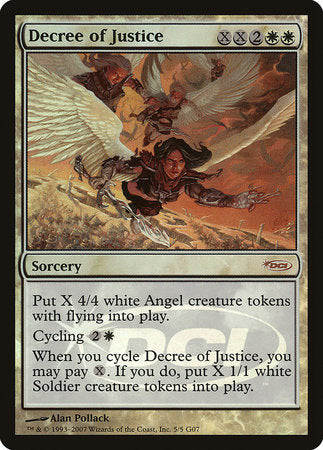 Decree of Justice [Judge Gift Cards 2007] | Jomio and Rueliete's Cards and Comics
