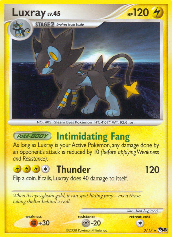 Luxray (3/17) [POP Series 8] | Jomio and Rueliete's Cards and Comics