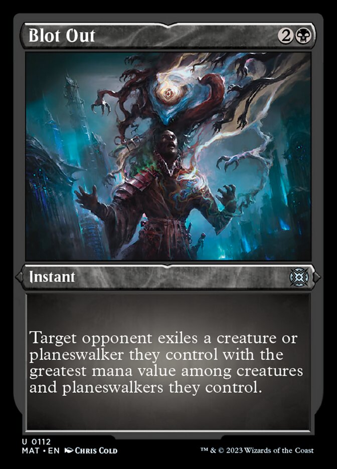 Blot Out (Foil Etched) [March of the Machine: The Aftermath] | Jomio and Rueliete's Cards and Comics