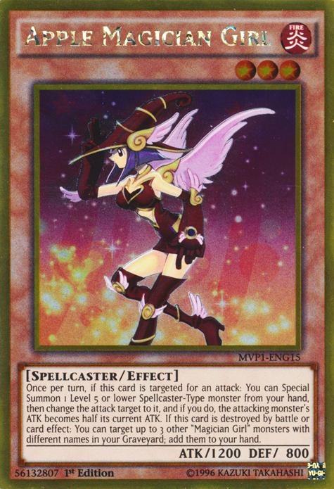Apple Magician Girl [MVP1-ENG15] Gold Rare | Jomio and Rueliete's Cards and Comics