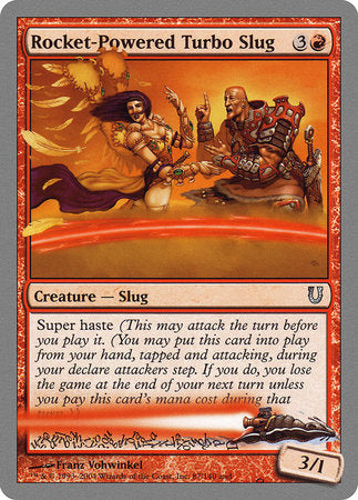 Rocket-Powered Turbo Slug [Unhinged] | Jomio and Rueliete's Cards and Comics