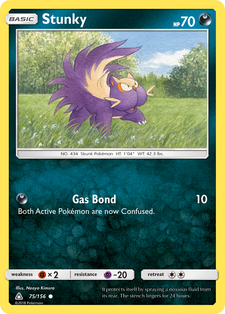 Stunky (75/156) [Sun & Moon: Ultra Prism] | Jomio and Rueliete's Cards and Comics