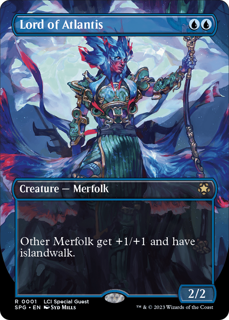 Lord of Atlantis (Borderless) [The Lost Caverns of Ixalan Special Guests] | Jomio and Rueliete's Cards and Comics
