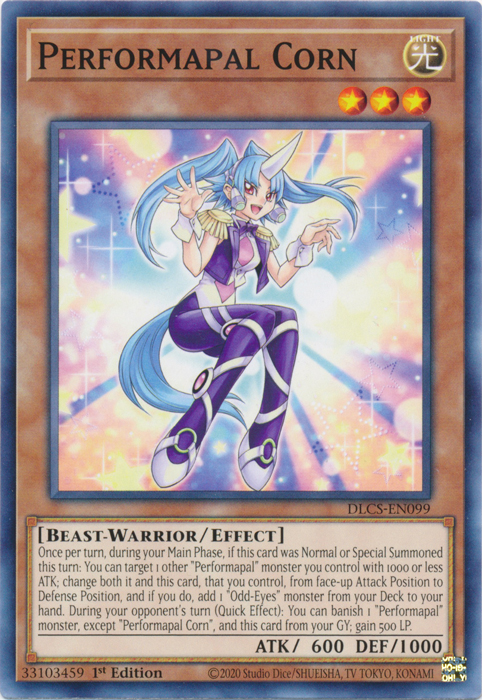 Performapal Corn [DLCS-EN099] Common | Jomio and Rueliete's Cards and Comics