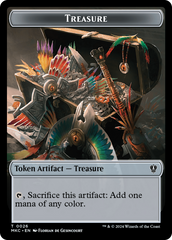 Thopter // Treasure Double-Sided Token [Murders at Karlov Manor Commander Tokens] | Jomio and Rueliete's Cards and Comics