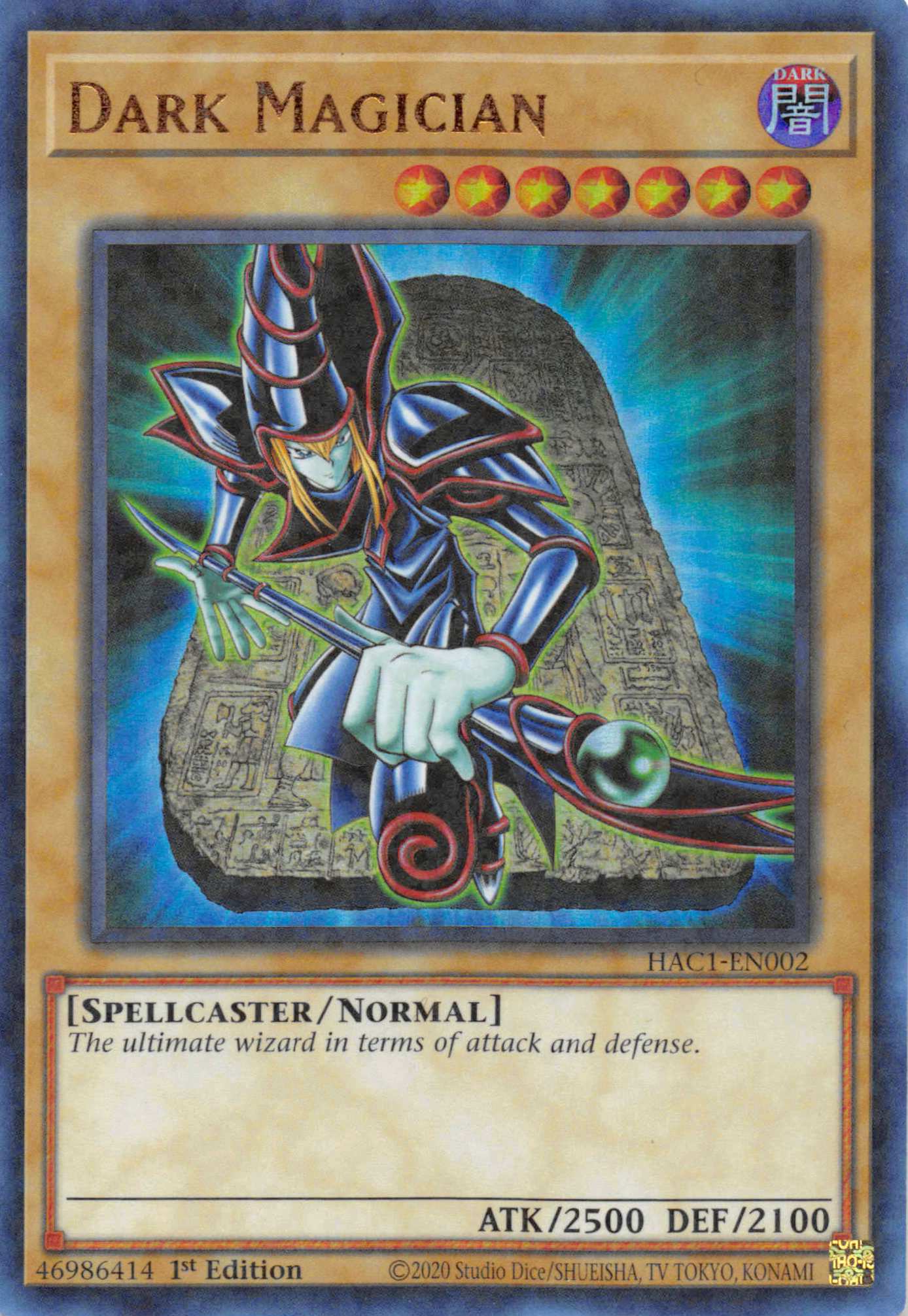 Dark Magician (Duel Terminal) [HAC1-EN002] Parallel Rare | Jomio and Rueliete's Cards and Comics