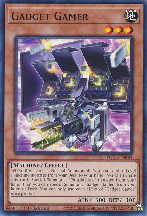 Gadget Gamer [POTE-EN094] Common | Jomio and Rueliete's Cards and Comics