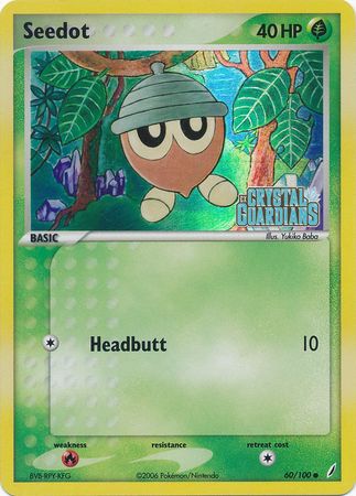 Seedot (60/100) (Stamped) [EX: Crystal Guardians] | Jomio and Rueliete's Cards and Comics