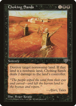 Choking Sands [Mirage] | Jomio and Rueliete's Cards and Comics