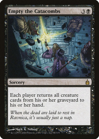 Empty the Catacombs [Ravnica: City of Guilds] | Jomio and Rueliete's Cards and Comics