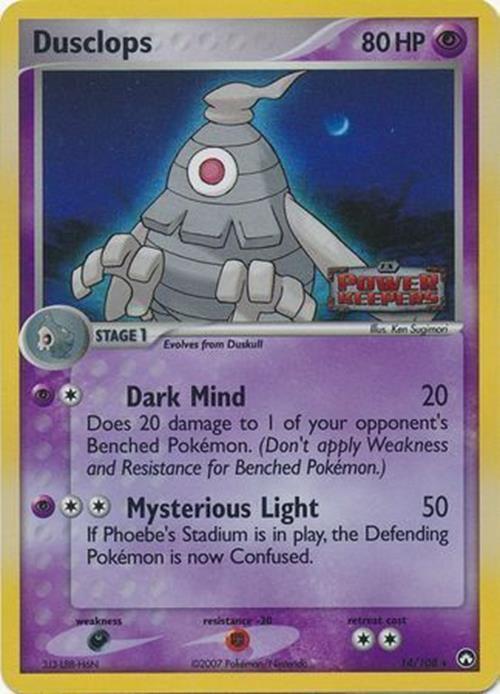 Dusclops (14/108) (Stamped) [EX: Power Keepers] | Jomio and Rueliete's Cards and Comics