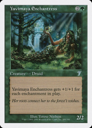 Yavimaya Enchantress [Seventh Edition] | Jomio and Rueliete's Cards and Comics