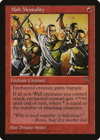 Mob Mentality [Visions] | Jomio and Rueliete's Cards and Comics