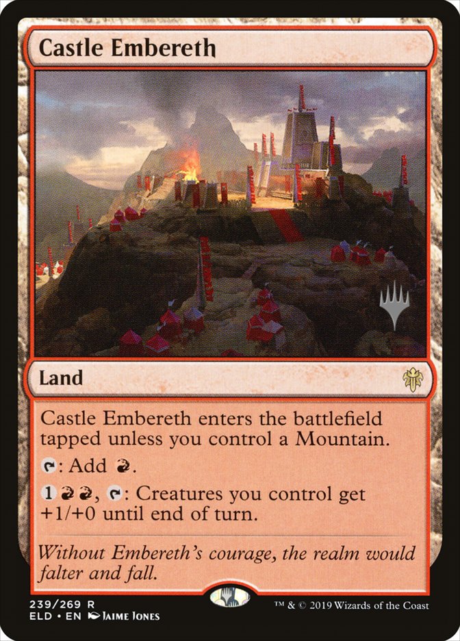 Castle Embereth (Promo Pack) [Throne of Eldraine Promos] | Jomio and Rueliete's Cards and Comics