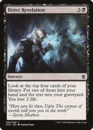Bitter Revelation [Khans of Tarkir] | Jomio and Rueliete's Cards and Comics