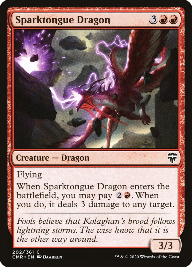 Sparktongue Dragon [Commander Legends] | Jomio and Rueliete's Cards and Comics