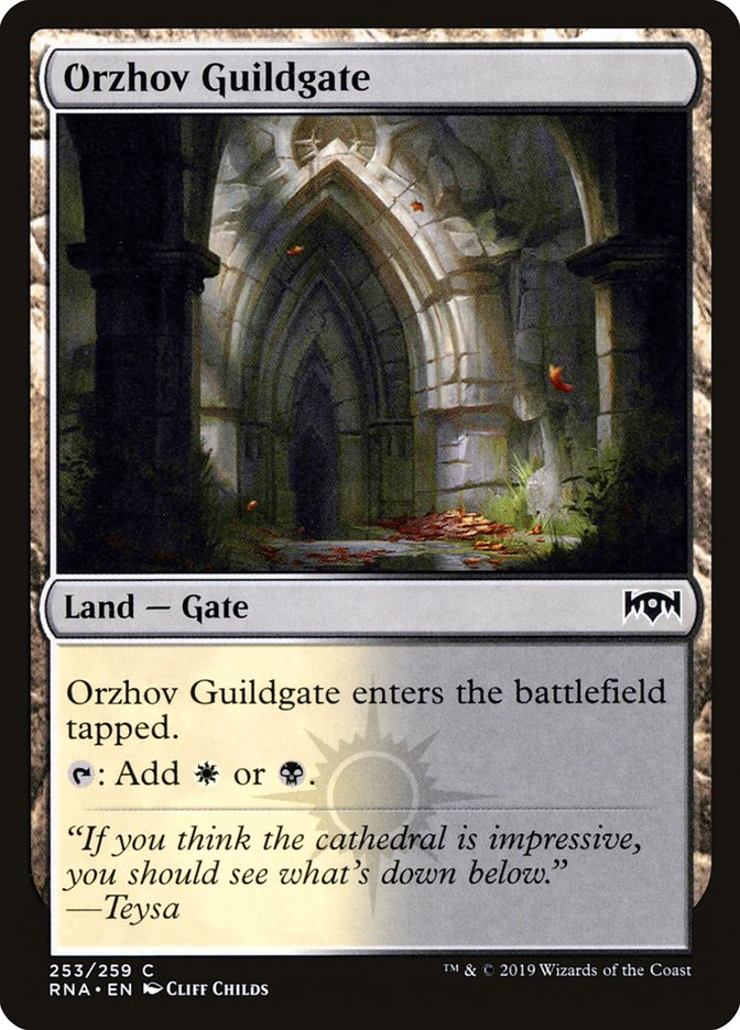 Orzhov Guildgate (253/259) [Ravnica Allegiance] | Jomio and Rueliete's Cards and Comics